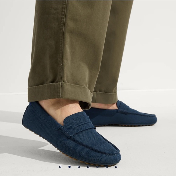 Rothy’s Men's The Driving Loafer Navy Blue | Size 9.5 - Picture 1 of 10